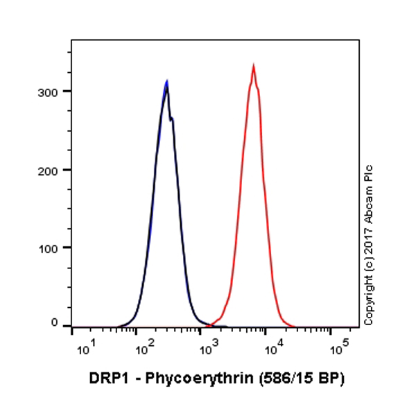 Flow Cytometry (Intracellular) - PE Anti-DRP1 antibody [EPR19274] (AB216737), expandable thumbnail
