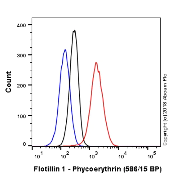 Flow Cytometry (Intracellular) - PE Anti-Flotillin 1 antibody [EPR6041] (AB225165)