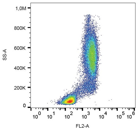Flow Cytometry - PE Anti-GCSF Receptor antibody [LMM741] (AB233582), expandable thumbnail