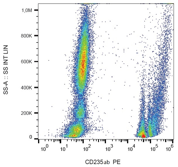 Flow Cytometry - PE Anti-Glycophorin A + B antibody [HIR2] (AB26016)