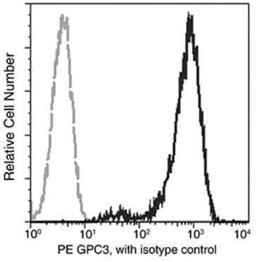 Flow Cytometry - PE Anti-Glypican 3 antibody [024] (AB275697)