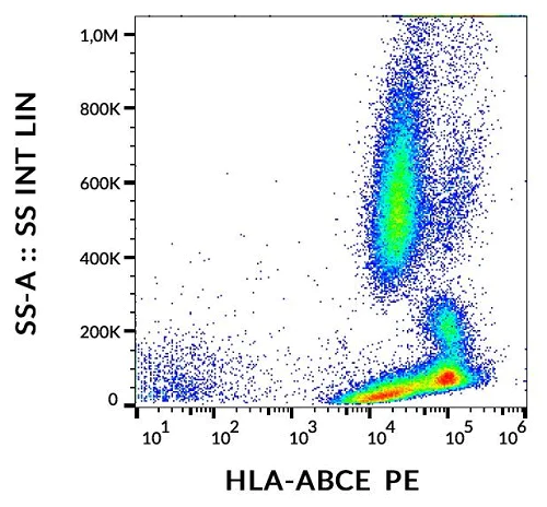 Flow Cytometry - PE Anti-HLA E + HLA Class 1 ABC antibody [TP25.99SF] (AB242063)
