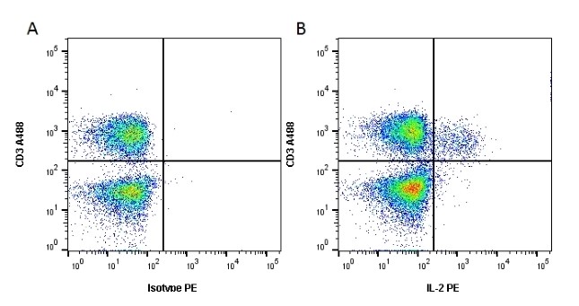 Flow Cytometry (Intracellular) - PE Anti-IL-2 antibody [MQ1-17H12] (AB186713)