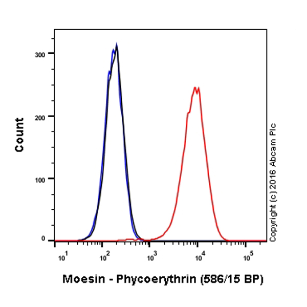 Flow Cytometry (Intracellular) - PE Anti-Moesin antibody [EP1863Y] (AB210983), expandable thumbnail