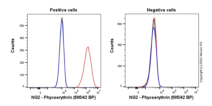 Flow Cytometry - PE Anti-NG2 antibody [EPR23976-145] (AB314252)