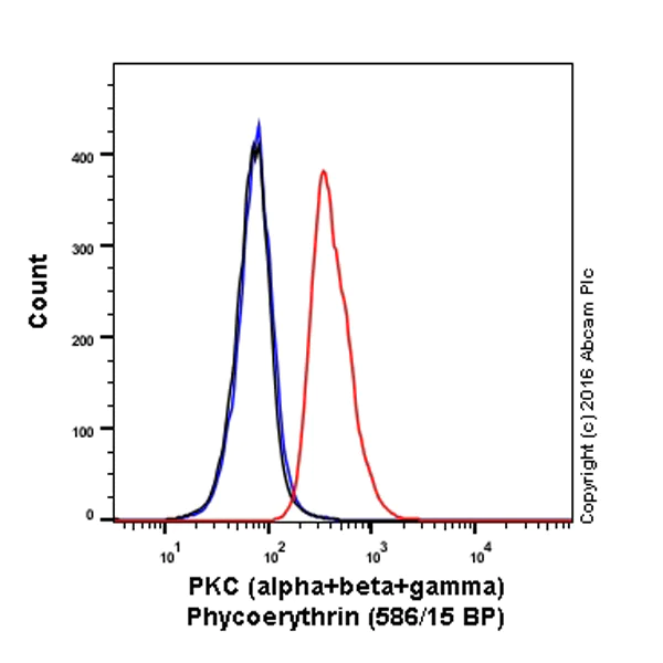 Flow Cytometry (Intracellular) - PE Anti-PKC antibody [EPR16898] (AB211709)