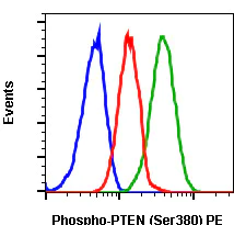 Flow Cytometry - PE Anti-PTEN (phospho S380) antibody [PTENS380-NA9] (AB278748)