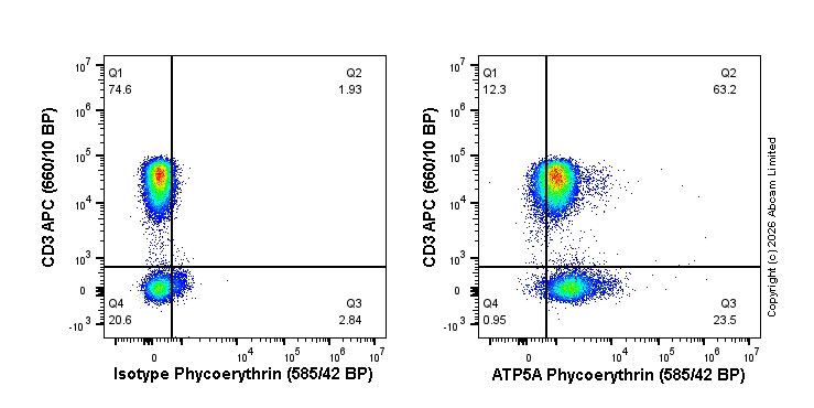 Flow Cytometry (Intracellular) - PE Rabbit IgG, monoclonal [EPR25A] - Isotype Control (AB209478)
