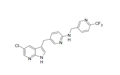Chemical Structure - Pexidartinib, CSF1R inhibitor (AB254454)