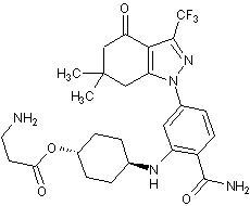 Chemical Structure - PF-04929113 (SNX-5422) (AB273614)