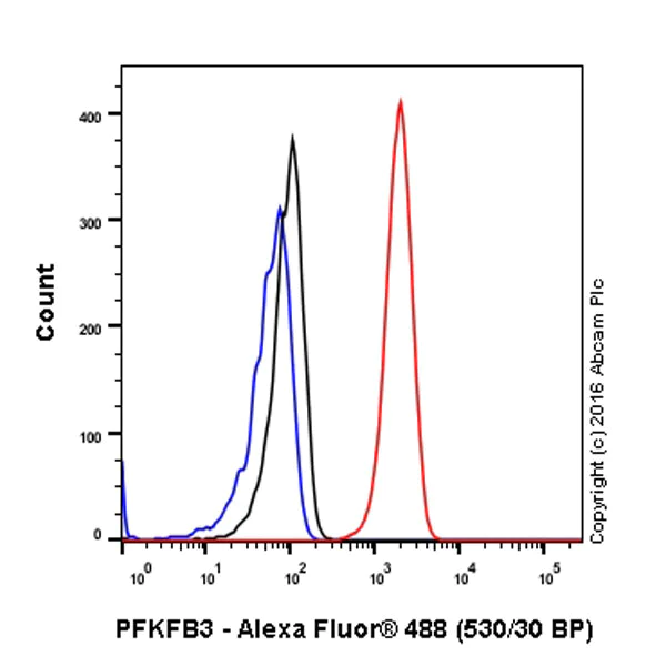 Flow Cytometry (Intracellular) - Anti-PFKFB3 antibody [EPR12594] - BSA and Azide free (AB218121)