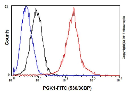 Flow Cytometry (Intracellular) - Anti-PGK1 antibody [EPR19057] (AB199438)