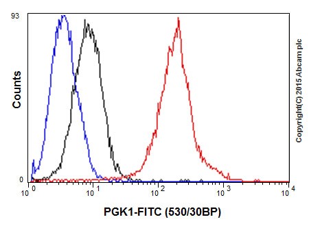 Flow Cytometry (Intracellular) - Anti-PGK1 antibody [EPR19057] - BSA and Azide free (AB240349), expandable thumbnail