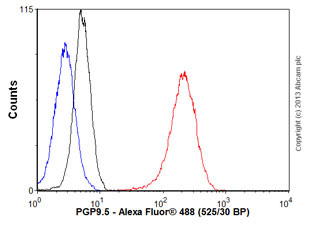 Flow Cytometry (Intracellular) - Anti-PGP9.5 antibody [346CT2.5.1] (AB86808), expandable thumbnail