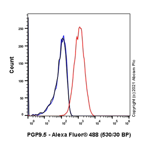 Flow Cytometry (Intracellular) - Anti-PGP9.5 antibody [346CT2.5.1] - Neuronal Marker (AB86808)