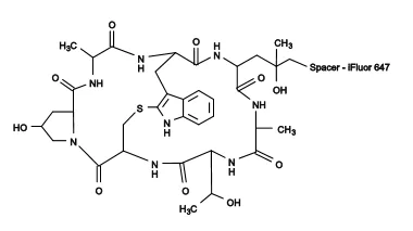 Chemical Structure - Phalloidin-iFluor 647 Reagent (AB176759)