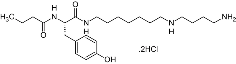 Chemical Structure - Philanthotoxin-7,4 (PhTx-74), GluA1/GluA2 (formerly GluR1/2) inhibitor (AB120257)