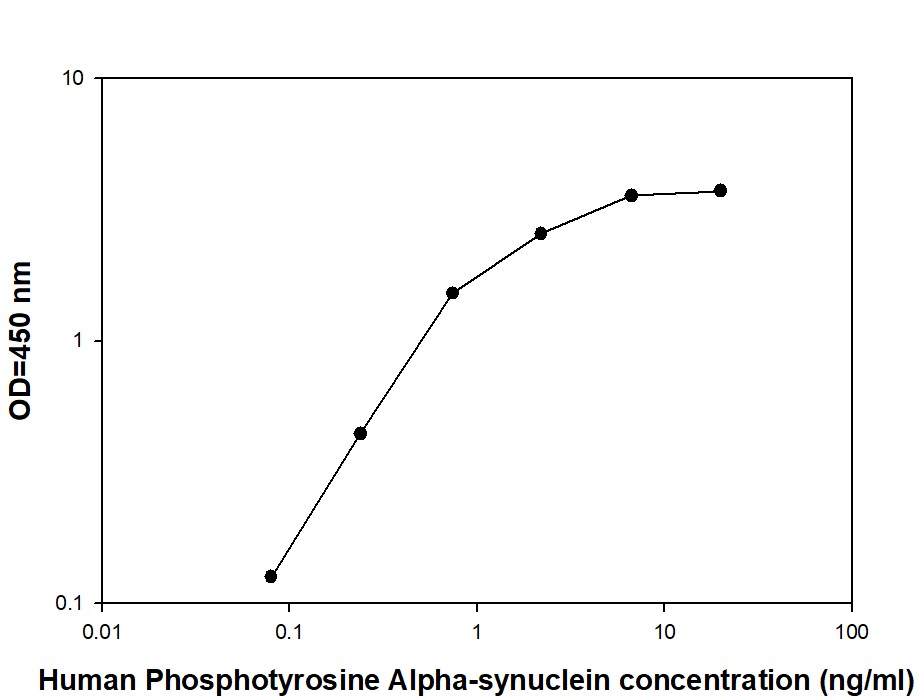 Sandwich ELISA - Phosphotyrosine Alpha-synuclein Quantitative ELISA Kit (AB279935), expandable thumbnail