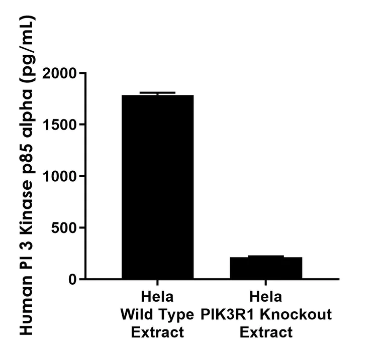 Sandwich ELISA - Anti-PI 3 Kinase p85 alpha antibody [EPR25644-276] - BSA and Azide free (Detector) (AB315913)