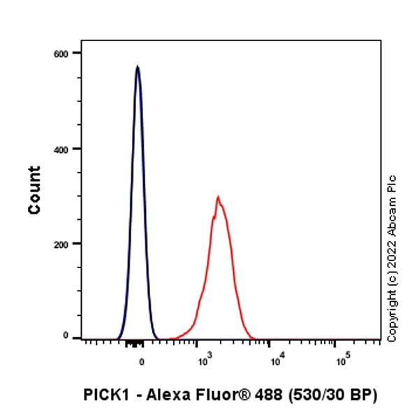 Flow Cytometry (Intracellular) - Anti-PICK1 antibody [EPR25155-48] (ab290727), expandable thumbnail