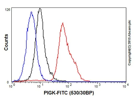 Flow Cytometry (Intracellular) - Anti-PIGK antibody [EPR17843] - BSA and Azide free (AB251354)