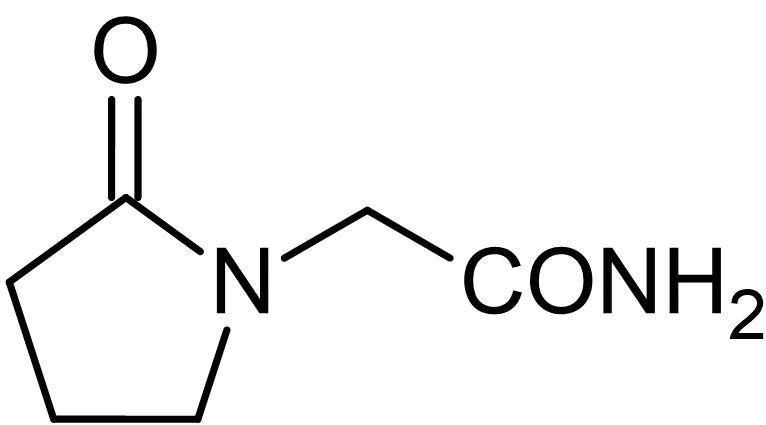 Chemical Structure - Piracetam, positive allosteric modulator of AMPA receptors (AB141380)