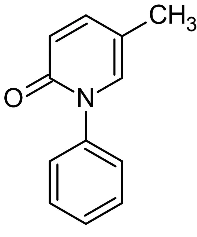 Chemical Structure - Pirfenidone, orally active anti-inflammatory antifibrotic agent (AB141425)