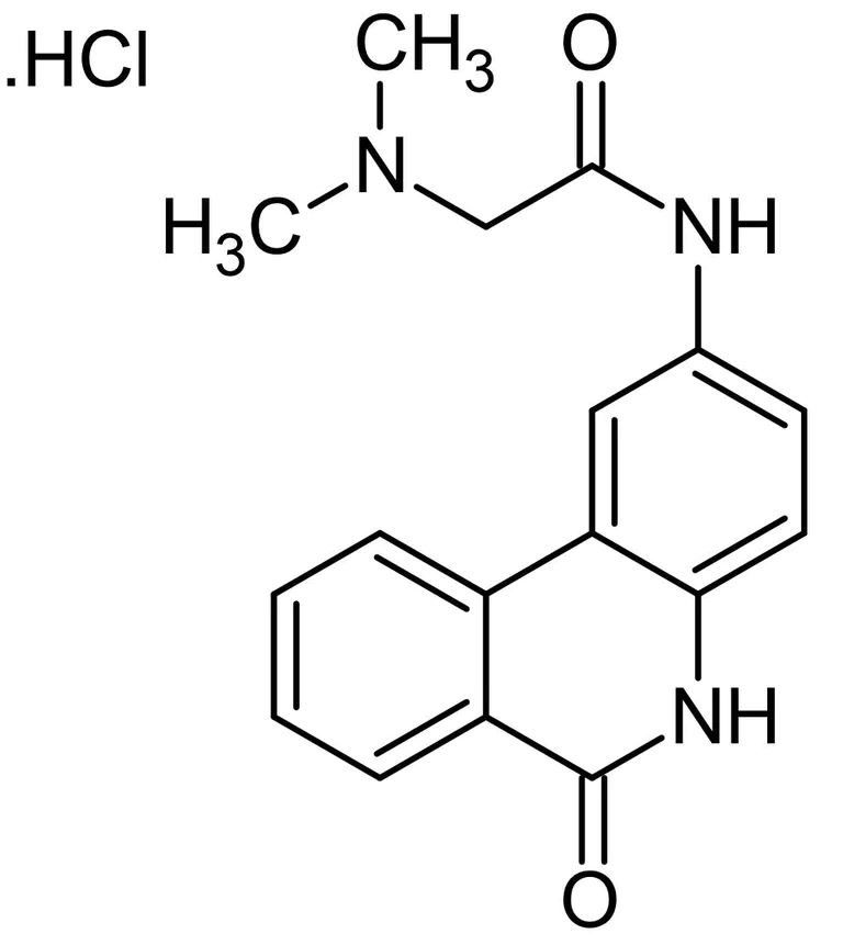 Chemical Structure - PJ34 hydrochloride, PARP-1 inhibitor (AB120981)