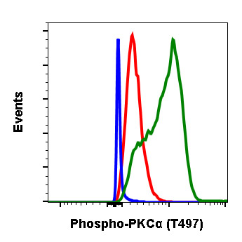 Flow Cytometry - Anti-PKC alpha (phospho T497) antibody [PKCaT497-F1] (AB278608), expandable thumbnail