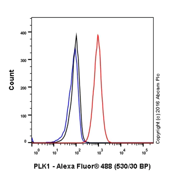 Flow Cytometry (Intracellular) - Anti-PLK1 antibody [EPR19534] - BSA and Azide free (AB223142)