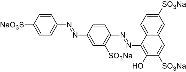 Chemical Structure - Ponceau S, Protein dye (AB146313)