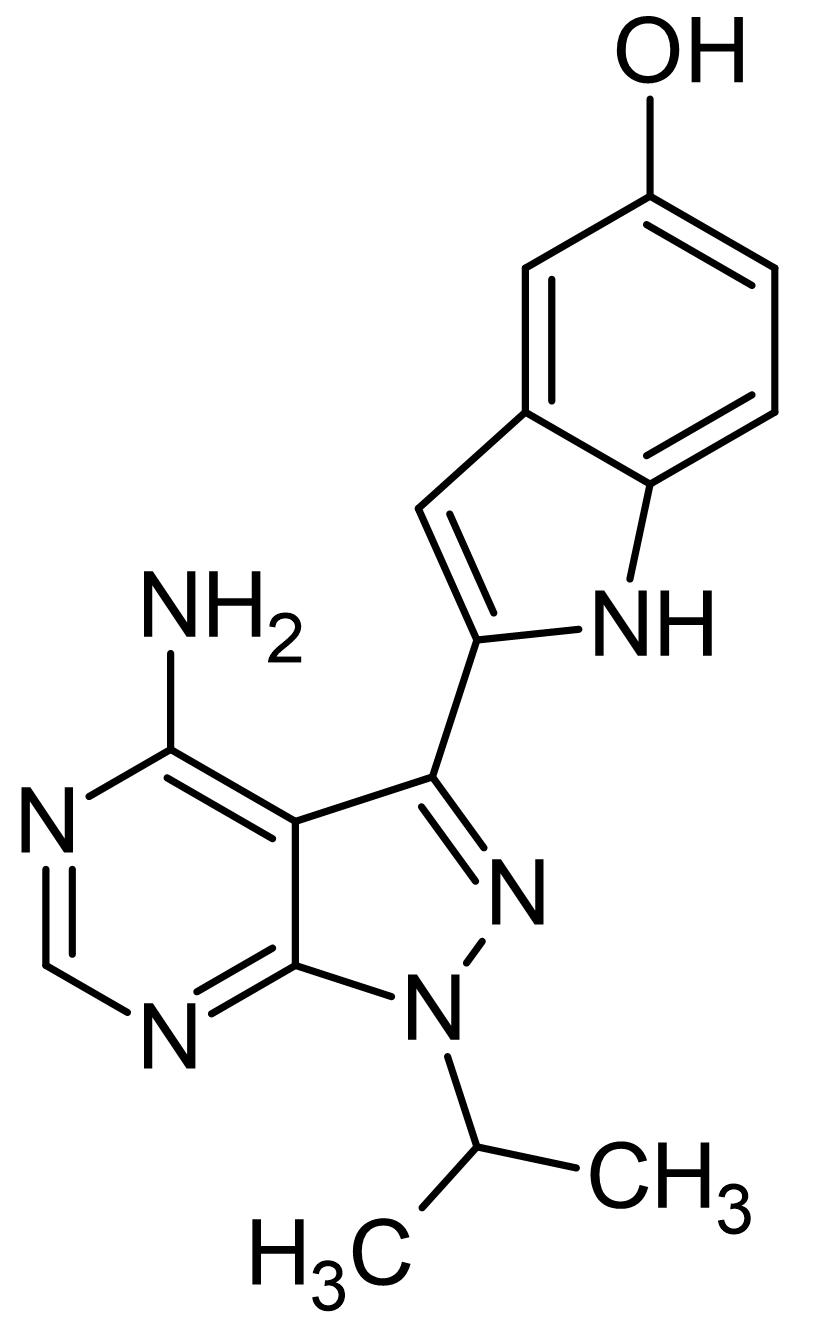 Chemical Structure - PP242, mTOR inhibitor (AB141405), expandable thumbnail