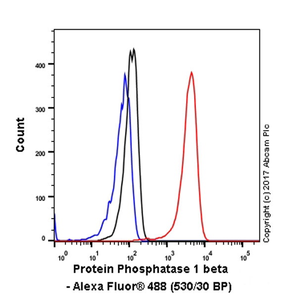 Flow Cytometry (Intracellular) - Anti-PPP1CB antibody [EP1804Y] (AB53315), expandable thumbnail
