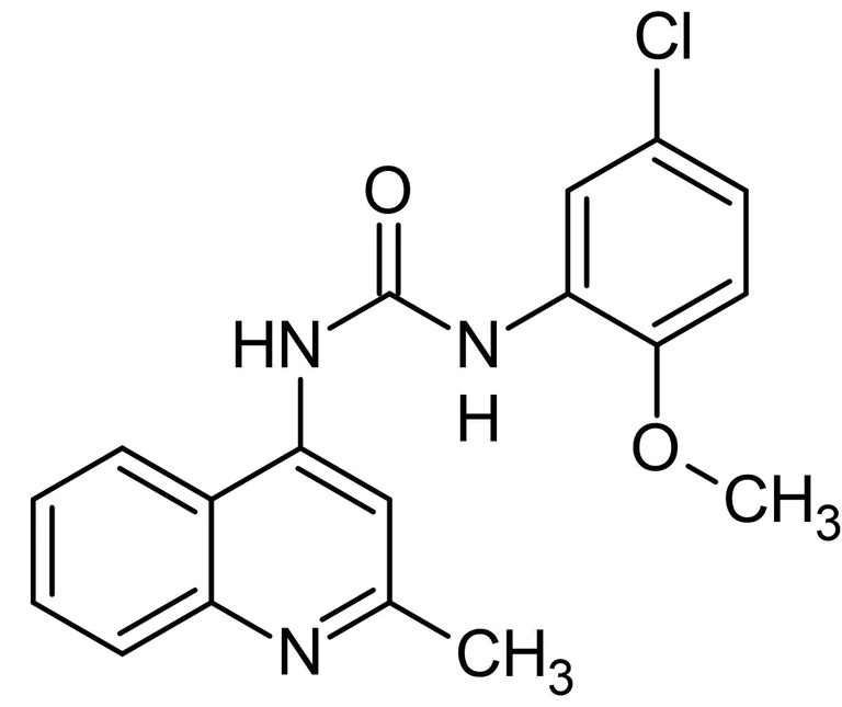 Chemical Structure - PQ 401, Cell-permeable IGF1R inhibitor (AB141077)