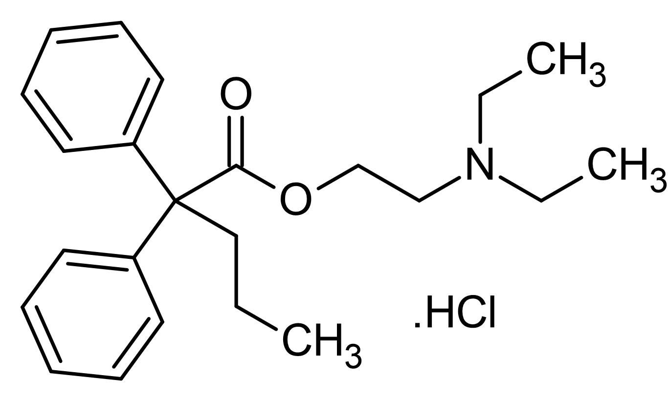 Chemical Structure - Proadifen hydrochloride (SKF-525A), Cytochrome P450 inhibitor (AB144624), expandable thumbnail