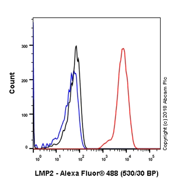 Flow Cytometry (Intracellular) - Anti-Proteasome 20S LMP2 antibody [EPR22042] - BSA and Azide free (AB243556)