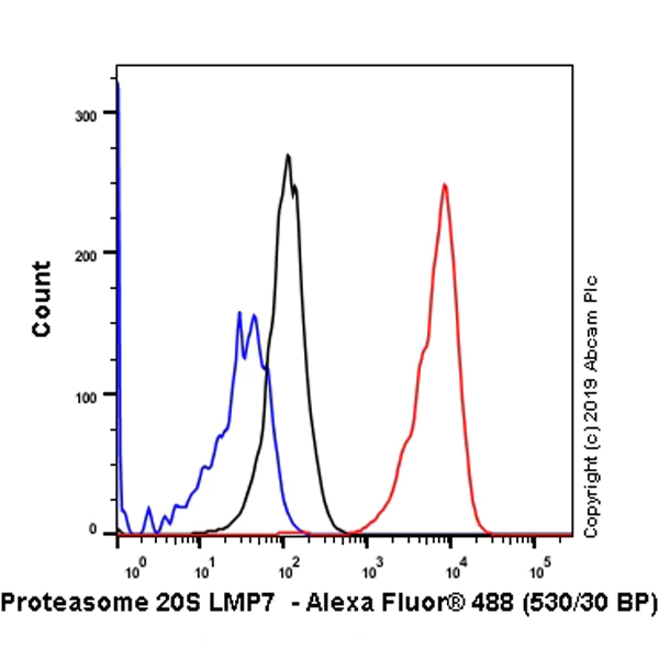 Flow Cytometry (Intracellular) - Anti-Proteasome 20S LMP7 antibody [EPR14482(B)] - BSA and Azide free (AB246363)