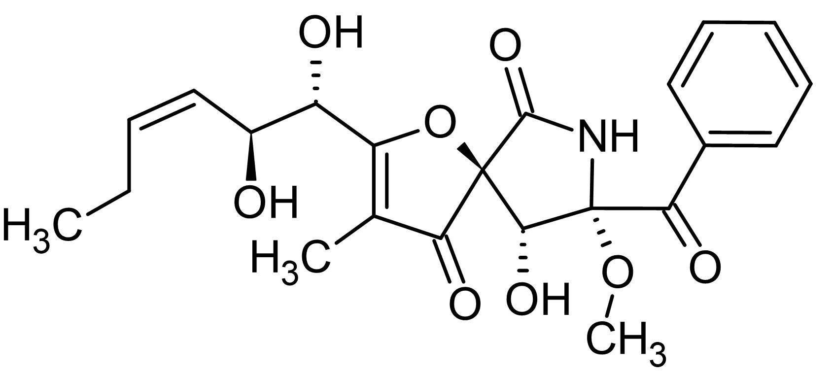 Pseurotin A, chitin synthase inhibitor