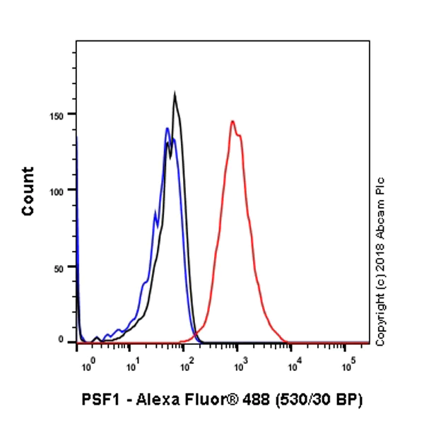 Flow Cytometry (Intracellular) - Anti-PSF1 antibody [EPR13359] - BSA and Azide free (AB240240)