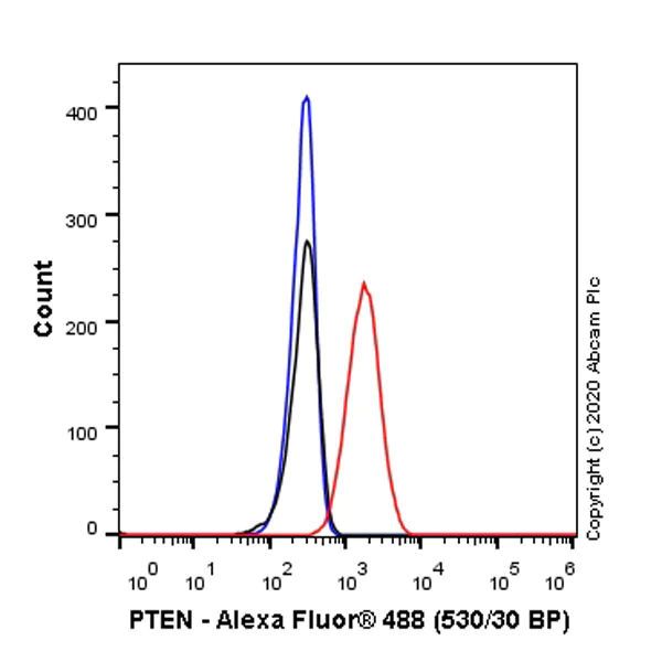 Flow Cytometry (Intracellular) - Anti-PTEN antibody [EPR23729-4] - BSA and Azide free (AB273629)