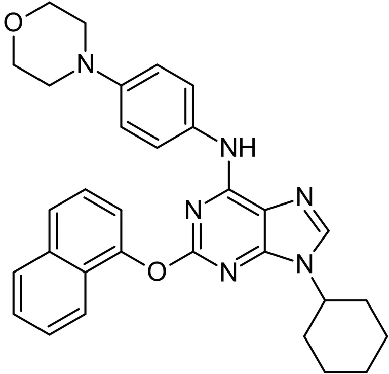 Chemical Structure - Purmorphamine, Smoothened receptor agonist (AB120933)