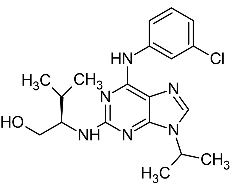 Chemical Structure - Purvalanol A, CDK inhibitor (AB120304)