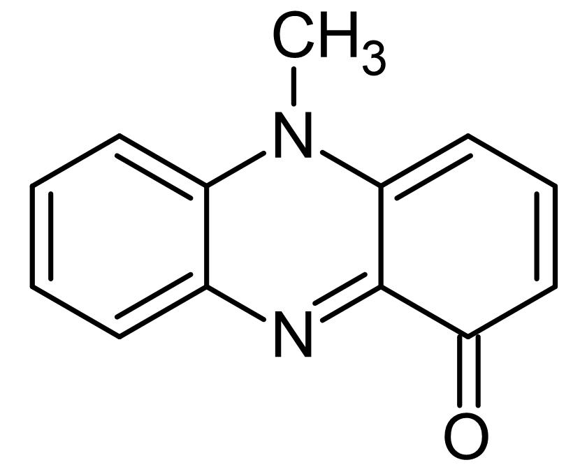 Chemical Structure - Pyocyanin, Catalase inhibitor (AB141099)