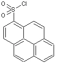 Chemical Structure - Pyrene 1-sulfonyl chloride (AB275056)