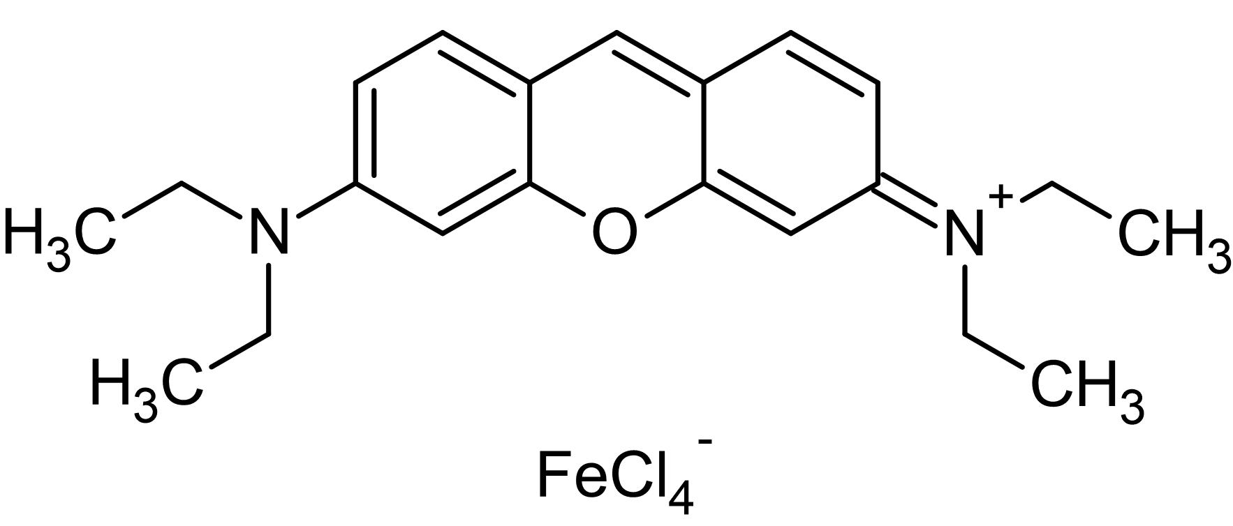 Chemical Structure - Pyronin B, Cationic dye (AB146261), expandable thumbnail
