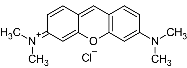 Chemical Structure - Pyronin Y (Pyronin G), Cationic dye (RNA) (AB146350)