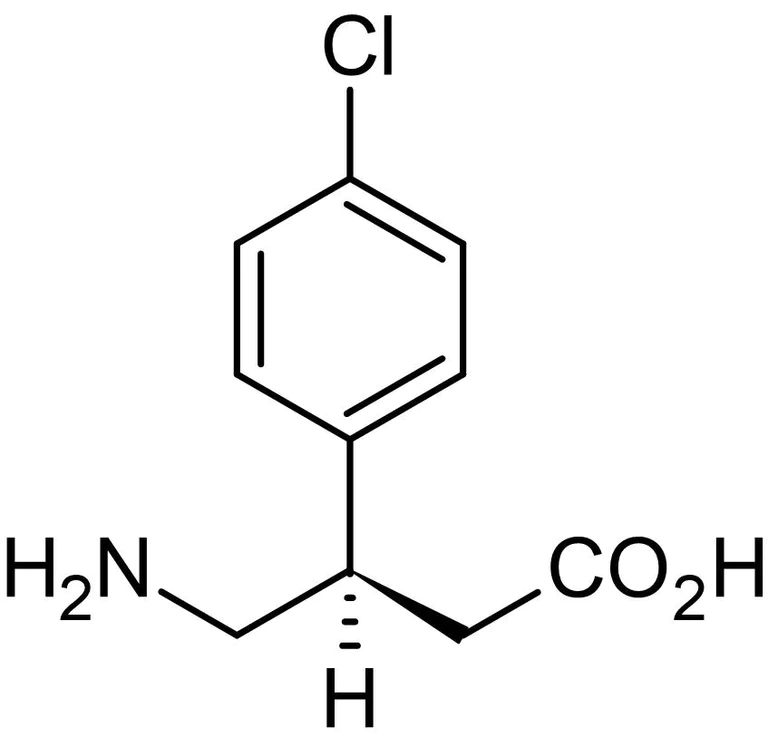 Chemical Structure - (R)-Baclofen, GABAB agonist (AB120325)