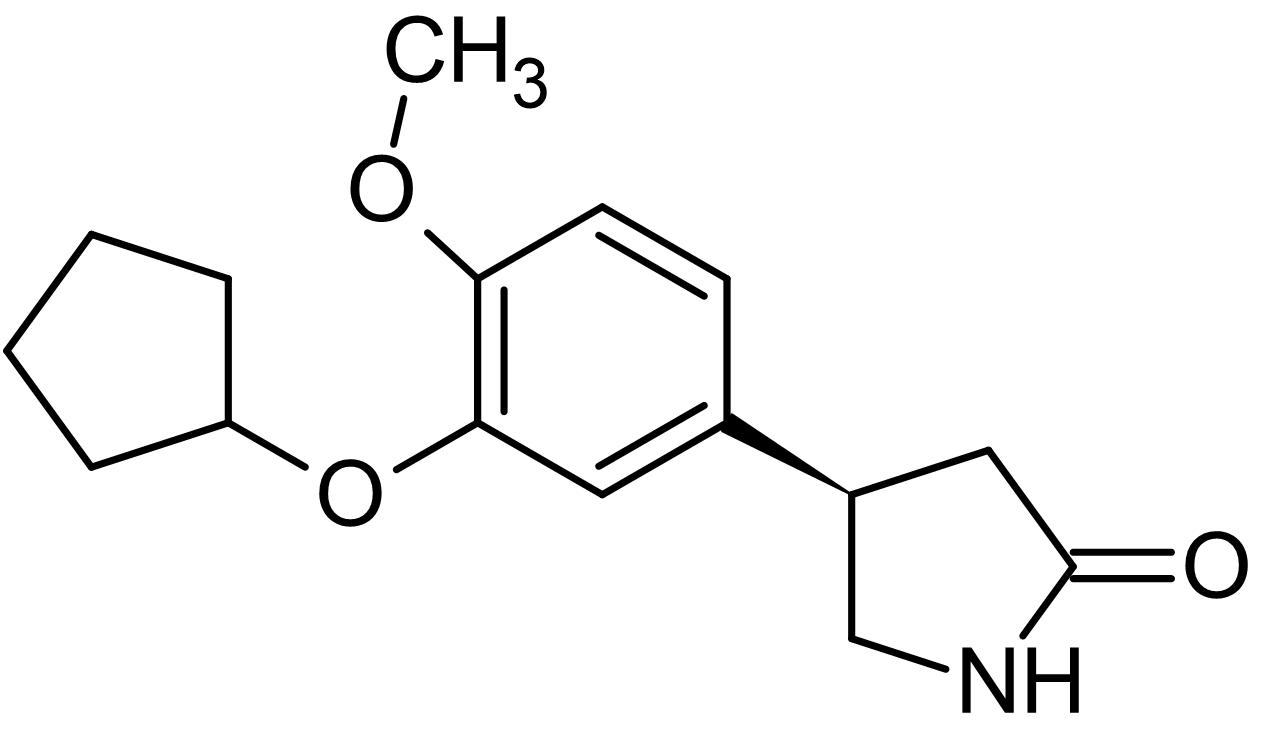 Chemical Structure - (R)-(-)-Rolipram, Selective PDE4 inhibitor (AB120031), expandable thumbnail