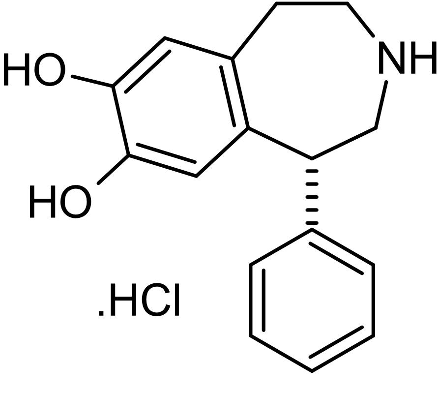 Chemical Structure - (R)-(+)-SKF38393 hydrochloride, D1 partial agonist (AB120619), expandable thumbnail