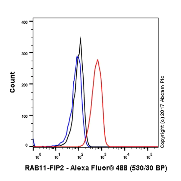 Flow Cytometry (Intracellular) - Anti-RAB11-FIP2 antibody [EPR12294-85] - BSA and Azide free (AB232655)